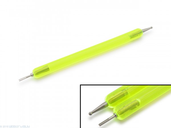 Quilling Stift Werkzeug Tool zweiseitig gelb
