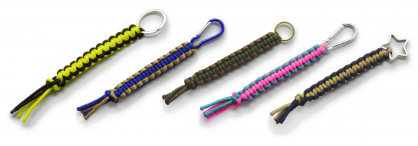Schlüsselanhänger mit wählbaren Farben und Aufhängung 10cm