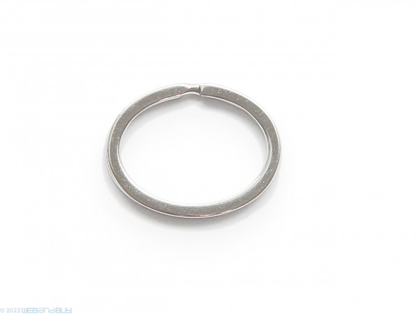 Schlüsselring / split Ring oval 37x29mm Farbe Platin