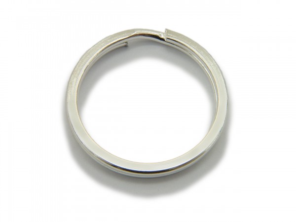 Schlüsselring / split Ring 25 mm Durchmesser Farbe Silber